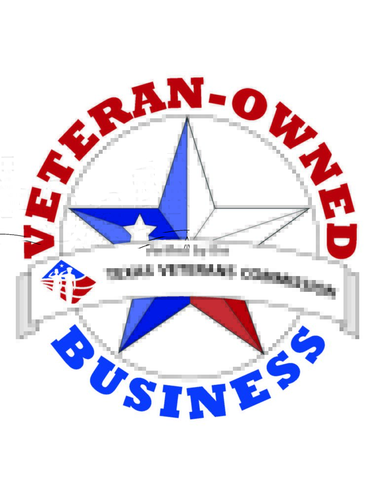 Official Texas Veterans Commission verified business logo.
